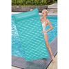 Saltea Gonflabila Plaja Bestway, 213x86 cm, PVC, Tetiera Gonflabila, Rulabila, Capacitate Maxima 90 kg, Petec Reparatie Inclus, Varsta 14+, Turcoaz, Culoare: Turcoaz-poza 4-Dacenergy.ro