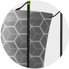 Plasa Protectie Interioara Trambulina Neo-Sport, 374 cm 12ft, 8 Stalpi, Polietilena Rezistenta, Inaltime 180 cm, Intrare Fermoar cu Cleme, Montaj Rapid, Accesoriu Trambulina Gradina, Negru, Diametru: 374 cm-poza 4-Dacenergy.ro