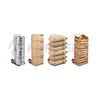 Carucior Transport Pliabil Humberg, Tip Roaba, Capacitate 90 kg, Otel Zincat, 2 Roti cu Ranforsare Metalica, Reglabil 71-108 cm, 41x40x108 cm, Negru Argintiu-poza 4-Dacenergy.ro