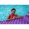 Saltea Gonflabila Plaja Bestway, 213x86 cm, PVC, Tetiera Gonflabila, Rulabila, Capacitate Maxima 90 kg, Petec Reparatie Inclus, Varsta 14+, Violet, Culoare: Violet-poza 7-Dacenergy.ro