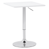 Masă de bar cu înălţime reglabilă, alb, 57x57x84-110 cm, FLORIAN 3 NEW-Dacenergy.ro