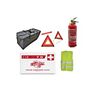 Kit siguranta auto complet trusa cutie alba 2 triunghiuri vesta geanta stingator cu manometru  Runkit-Dacenergy.ro
