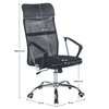 Scaun de birou, negru, TC3-973M 4 NEW-poza 8-Dacenergy.ro