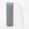 Plasa rabitz pentru gard si gradina DacEnergy, ochi hexagonal 25x25 mm, fir 0.90 mm, rol 1 x 25 M.L, model impletit din sarma zincata pentru imprejmuire, cotet pasari, protectie culturi si plante cataratoare, argintiu, Inaltime: 1 m, Grosime: 0.9 mm, Dimensiune ochi (L x l) (mm): 25x25 mm-Dacenergy.ro
