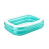 Piscina gonflabila familie Bestway, dreptunghiulara, 201x150x51 cm, 450 litri, 2 inele gonflabile, vinil 0.28 mm, kit reparatie inclus, pentru adulti si copii, gradina curte terasa, Turcoaz-Dacenergy.ro
