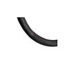 Husa volan auto imitatie piele si alcantara marime M 37-38 cm negru cu cusatura rosie Cod: WK-1014-poza 2-Dacenergy.ro