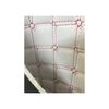 Material imitatie piele tapiterie hexagon cu gaurele maro/cusatura bej Cod:Y03MB-poza 2-Dacenergy.ro