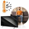 Panou radiant cu infrarosu Berdsen, 720 W, sticla securizata, afisaj LED tactil, telecomanda, WiFi, aplicatie Tuya Smart, termostat, timer 1-24 h, programator saptamanal, detectare fereastra deschisa, montaj perete sau picioare, IP44, 120x60 cm, Negru-poza 11-Dacenergy.ro