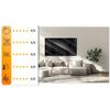 Panou radiant cu infrarosu Berdsen, 720 W, sticla securizata, afisaj LED tactil, telecomanda, WiFi, aplicatie Tuya Smart, termostat, timer 1-24 h, programator saptamanal, detectare fereastra deschisa, montaj perete sau picioare, IP44, 120x60 cm, Negru-poza 14-Dacenergy.ro