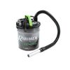 Aspirator cenusa Ribimex, 1000 W, rezervor 18 l din metal, filtru HEPA lavabil, furtun flexibil 1,10 m, duza de aspirare 20 cm, maner de transport, pentru semineu, sobe cu lemne sau peleti si gratar, negru verde-Dacenergy.ro
