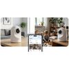 Baby monitor video WiFi Berdsen, camera IP rotativa PTZ 350°x135°, 3MP Full HD 2304x1296, buton apel telefon, unghi 95°, vedere nocturna 10 m, audio bidirectional, detectare miscare si sunet, urmarire automata, zoom 3x, Tuya Smart Life, microSD 256GB, Alb-poza 8-Dacenergy.ro