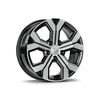 Jante AGT 17x6.5 ET40 5x114.3 negru polish compatibile Dacia Renault Nissan Toyota Cod: AGT 17260-1491-Dacenergy.ro