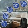 Dezumidificator aer camera Berdsen, 700 ml/24h, rezervor 2000 ml, telecomanda, panou tactil, purificare aer, mod noapte Sleep, timer 0-24h, dezghetare automata, indicator LED culoare umiditate, reglaj 40-70%, drenaj continuu, 90 W, 24x14x36 cm, Negru-poza 4-Dacenergy.ro