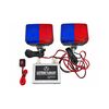 Stroboscoape auto 12V rosu-albastru set 2 bucati cu modul de comanda Cod: WF01B-Dacenergy.ro