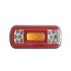 Lampa spate LED 6 functii 12V-24V cu ceata si iluminare numar mufa Fristom Cod: FT-130 PM-poza 2-Dacenergy.ro