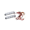 Stroboscoape LED auto 12V lumina portocaliu alb rosu albastru 9x1.5cm Cod: 1529-Dacenergy.ro