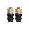 Bec o faza  P27W 3156 15SMD 2835 12V CANBUS  nonpolar 320 lumen Lumina alba Cod: SPT15-3156-W-Dacenergy.ro