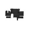 Covor auto imitatie piele dedicat Camion MAN TGX Cutie Mare,1 Sertar  Negru Cod:LUX-591-Dacenergy.ro