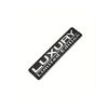 Ornament metalic auto Luxury crom cu negru 7.5x1.5 cm Cod: JST-01-poza 2-Dacenergy.ro