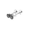Claxon 2 trompete 12/24V pentru compresor aer auto crom-negru Cod: DISBS76-poza 3-Dacenergy.ro