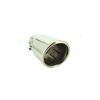 Ornament toba inox Premium, model tesit cu perforatii, intrare 6.5 cm, iesire 6.9 cm, lungime 15 cm Cod: 7656G-poza 3-Dacenergy.ro