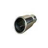 Ornament toba inox Premium, model tesit cu perforatii, intrare 6.5 cm, iesire 6.9 cm, lungime 15 cm Cod: 7656G-poza 2-Dacenergy.ro