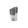 Ornament toba inox Premium, model tesit cu perforatii, intrare 6.5 cm, iesire 6.9 cm, lungime 15 cm Cod: 7656G-Dacenergy.ro