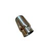 Ornament toba inox Premium, intrare 6.3 cm, lungime 13 cm, diametru exterior 7.5 cm Cod: 7100110-poza 2-Dacenergy.ro