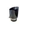 Ornament toba negru diametru intrare 63mm Cod: TY-E234-Dacenergy.ro