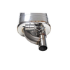 Set toba sport evacuare auto cut off valve cu telecomanda 63 mm reglaj sunet inox stanga dreapta Cod: FM01-63mm-poza 3-Dacenergy.ro