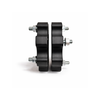 Distantier ATV 30 mm 4x136 centrare 120 cu 8 piulite M12x1.5 set 2 bucati aluminiu forjat negru Cod: DST8009-poza 4-Dacenergy.ro