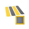 Margine pardoseala modulara PVC pentru garaj gri 500 x 100 x 6 mm Cod: MPM01-poza 2-Dacenergy.ro