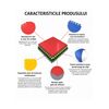 Pardoseala modulara PVC pentru garaj gri 500 x 500 x 6 mm Cod: PPM01-poza 5-Dacenergy.ro