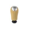 Maner schimbator imitatie piele compatibil Dacia Logan / Renault Megane / Clio cu 2 adaptoare pentru 5 si 6 viteze Cod: SC-60-Dacenergy.ro