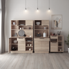 Bufet cu patru uşi, stejar sonoma, LILIEN TYP 2-poza 12-Dacenergy.ro