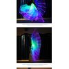 Aripi de dans fluture DacEnergy©, pentru spectacol, cu Led, 360 de grade,  2 bete extensibile, 145x300 cm, 3 culori, verde, albastru si mov-poza 8-Dacenergy.ro