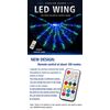 Aripi Led de dans DacEnergy©, pentru spectacol, control RGB, 12 culori, efecte de culori, tip paianjen, cu telecomanda-poza 5-Dacenergy.ro