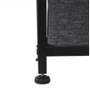 Comoda DacEnergy©, constructie metalica, 5 sertare de panza, 100 x 55 x 30 cm, negru si gri inchis-poza 4-Dacenergy.ro