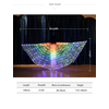 Aripi de dans fluture DacEnergy©, de copii,  pentru spectacol, cu Led, 2 bete extensibile, buton oprire/pornire, 120 cm, verde-poza 3-Dacenergy.ro