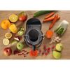 Storcator de fructe si legume Gorenje, 400 W, 2 trepte de viteza, capac anti-praf, recipient pulpa 1.6 litri, recipient suc 0.6 litri, micro filtru, argintiu si negru-poza 3-Dacenergy.ro