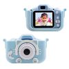 Camera foto/video pentru copii DacEnergy©, model pisicuta, ecran LCD de 2.0 inch, camera duala, jocuri, rezolutie foto 20MP, video 1080P Full HD, culoare albastru, Culoare: Albastru-poza 4-Dacenergy.ro