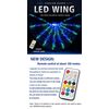 Aripi Led de dans DacEnergy©, pentru spectacol, control RGB, 12 culori, efecte de culori, tip paianjen, cu telecomanda-poza 7-Dacenergy.ro