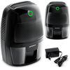 Dezumidificator, rezervor 500 ml, alimentare 220 - 240 V, capacitate 250 ml/ 24h, 30 dB, 23 W, tehnologia Peltier, indicatorul luminos, negru, Capacitate dezumificare zilnica	: 250 ml, Culoare: Negru-poza 4-Dacenergy.ro