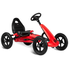 Kart cu pedale pentru copii DacEnergy©, structura cadru de otel, merge inainte- inapoi, scaun reglabil, roti mari, gonflabile, 65 x112 x60 cm, rosu-Dacenergy.ro