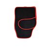 Set 4 covorase profesionale mocheta culoare negru si rosu-Dacenergy.ro