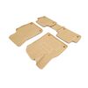 Set covoare cauciuc stil tavita DacEnergy©, compatibil Audi A4 B9, dupa anul 2015, bej-Dacenergy.ro