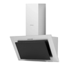 Hota incorporabila decorativa, finisaj otel inoxidabil, putere de absorbtie 350m3/h, 65W, 3 trepte, 60 cm, argintiu si negru-poza 2-Dacenergy.ro