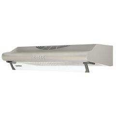 Hota clasica Albatros, tehnologie Eco+, 263 mc/h, 196 W, 2 motoare, 3 trepte de putere, 60 cm, geam rabatil, butoane push, filtru metalic, culoarea argintiu-Dacenergy.ro