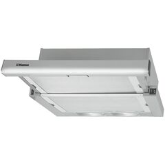 Hota telescopica, din inox, incorporabila, culisanta, 260 mc/h, 1 motor, 125 W, 17,4 x 60 x 31 cm, gri-Dacenergy.ro