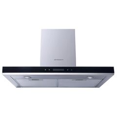 Hota incorporabila decorativa, din otel inoxidabil, 335m3/h, 92W, filtru de grasime din aluminiu, 60x45 cm-Dacenergy.ro